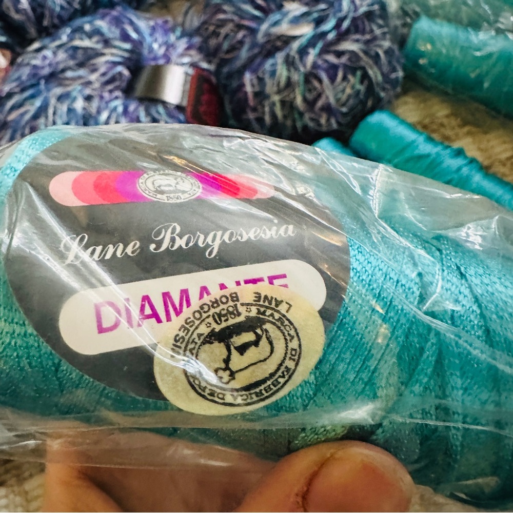 🧶 Bundle of 13 Yarn Skeins, Anna Blatt‎ & Lane Borgosesia - Picture 8 of 9